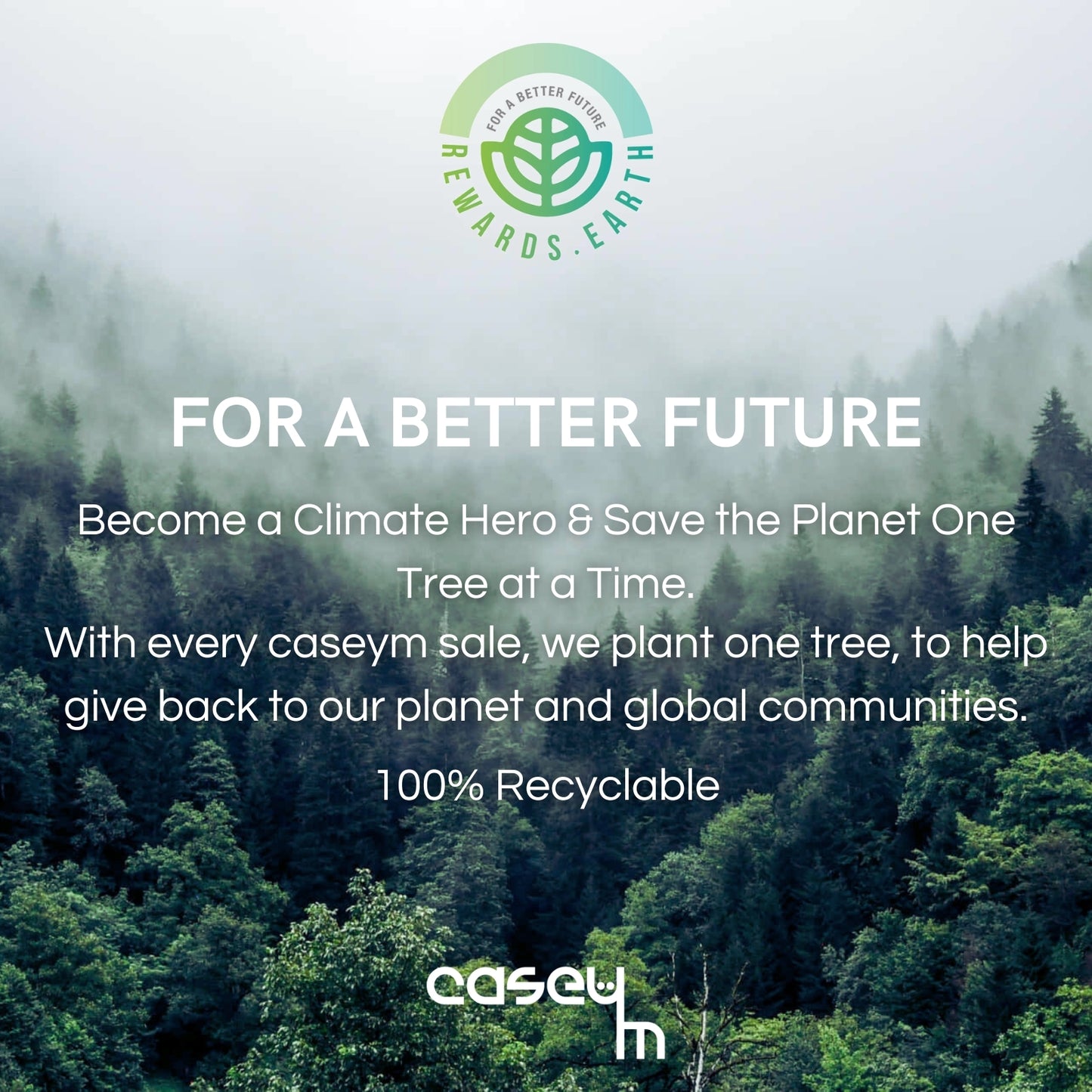 caseym Recycled Clear Case for Samsung Galaxy A23