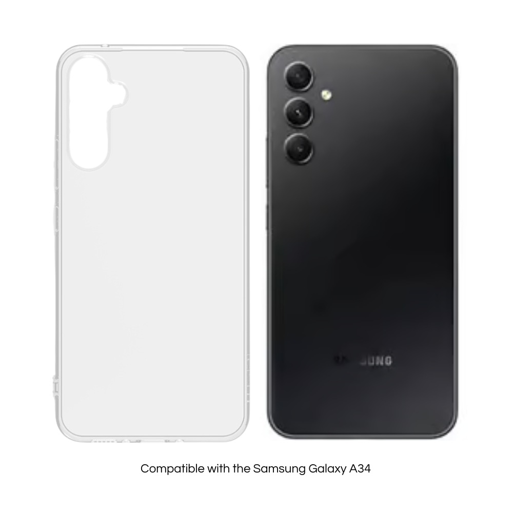 caseym Recycled Clear Case for Samsung Galaxy A34