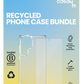 caseym Clear Recycled Protection Bundle For Galaxy S25 and Galaxy S25 Ultra