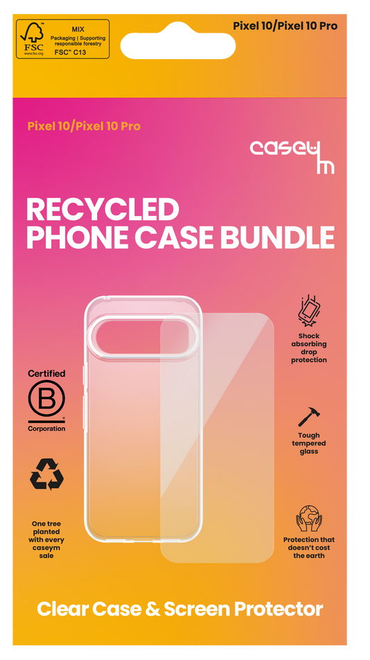 caseym Recycled Protection Bundle for Google Pixel 10 and Pixel 10 Pro