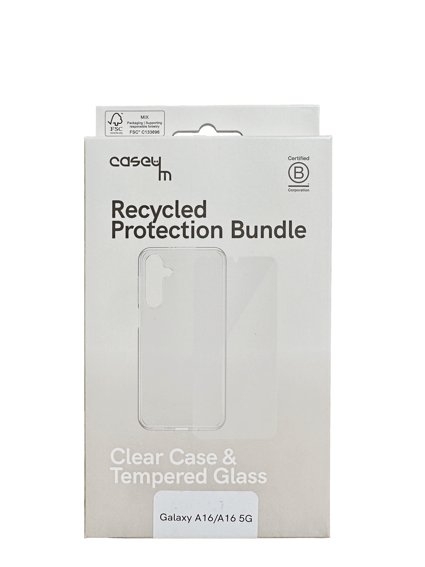 caseym Clear Recycled Protection Bundle for Galaxy A16