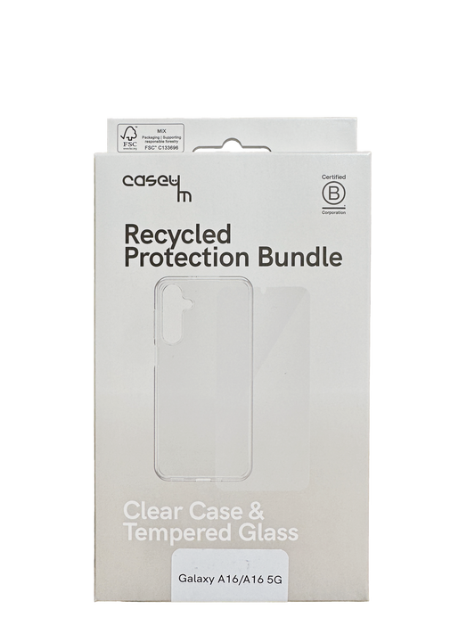 caseym Clear Recycled Protection Bundle for Galaxy A16